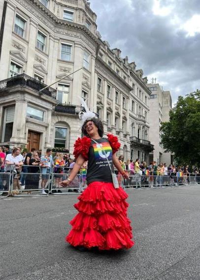丽贝卡·斯科特在伦敦骄傲节